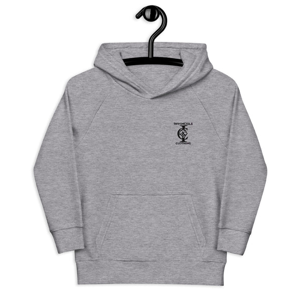 Girls Grey "Invincible" hoodie