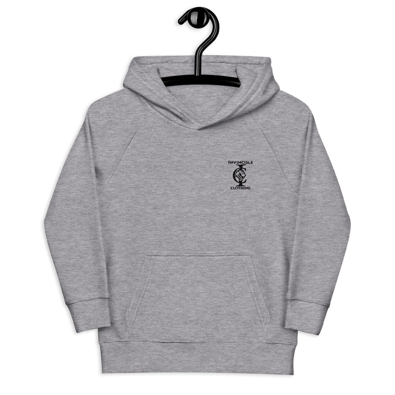 Girls Grey "Invincible" hoodie