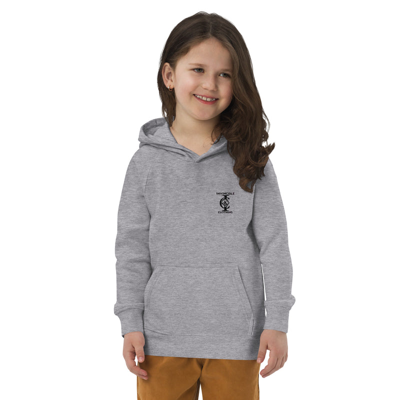 Girls Grey "Invincible" hoodie