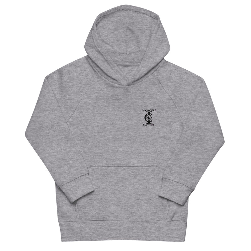 Girls Grey "Invincible" hoodie