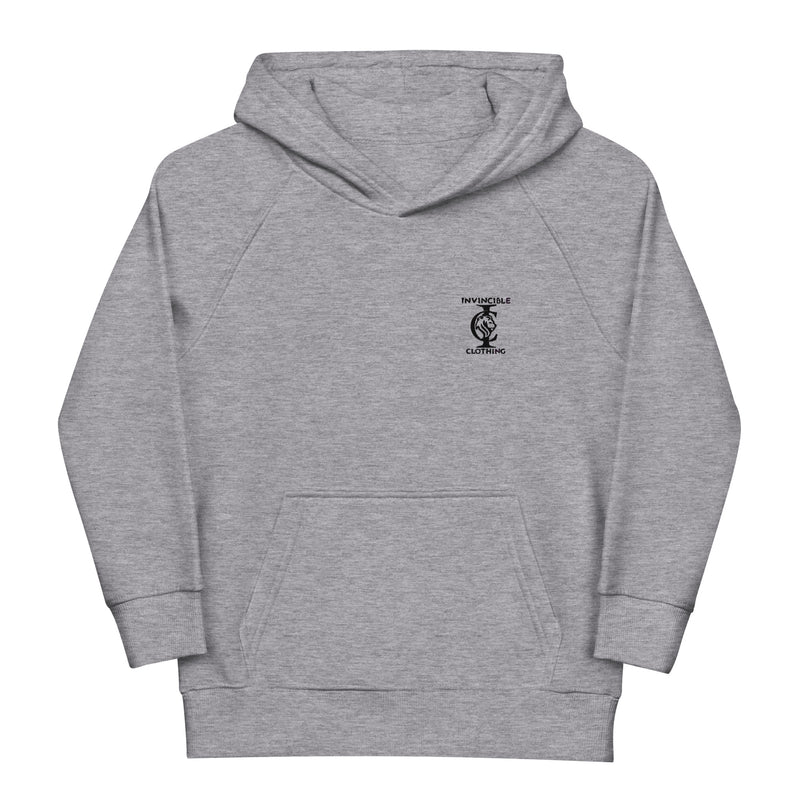 Girls Grey "Invincible" hoodie