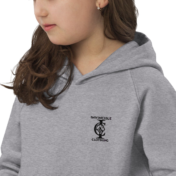 Girls Grey "Invincible" hoodie