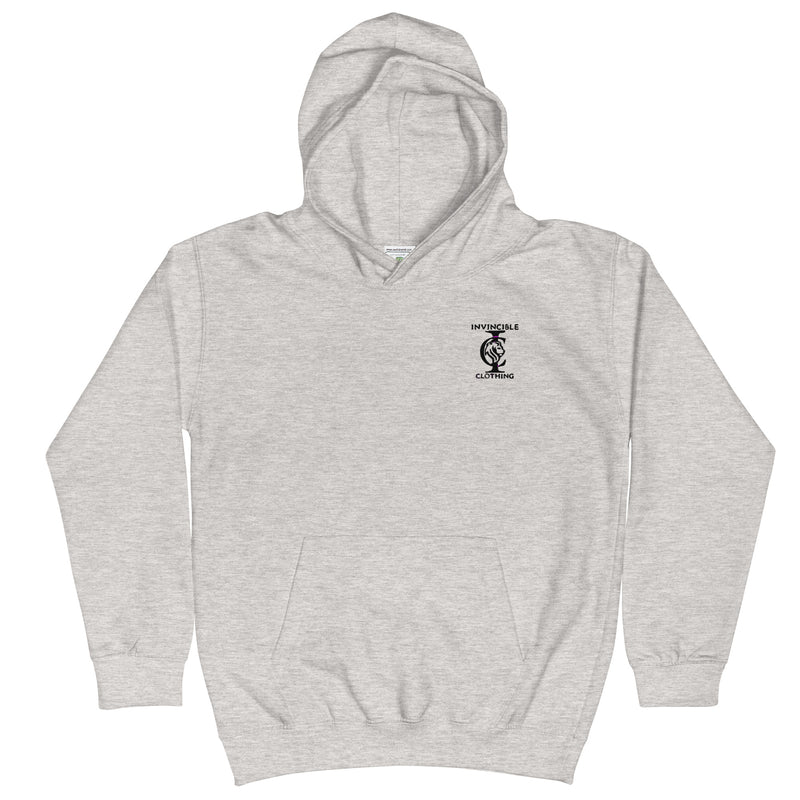 Boys Grey "Invincible"  Hoodie